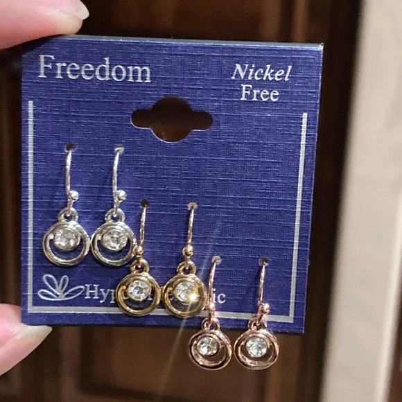 Simply Vera Vera Wang Colorful Heart Earrings & Freedom Dangle Earrings - Picture 6 of 8